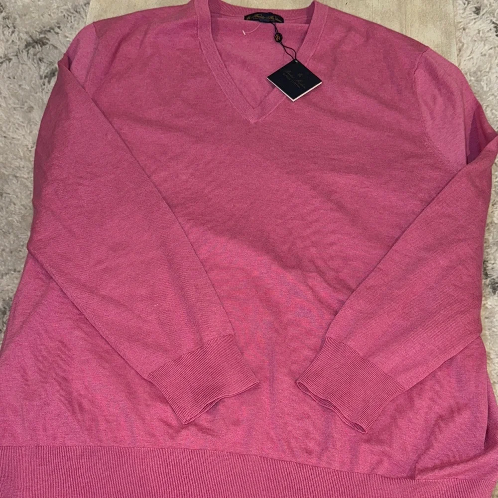 Brooks Brothers Supima Cotton V-Neck Sweater